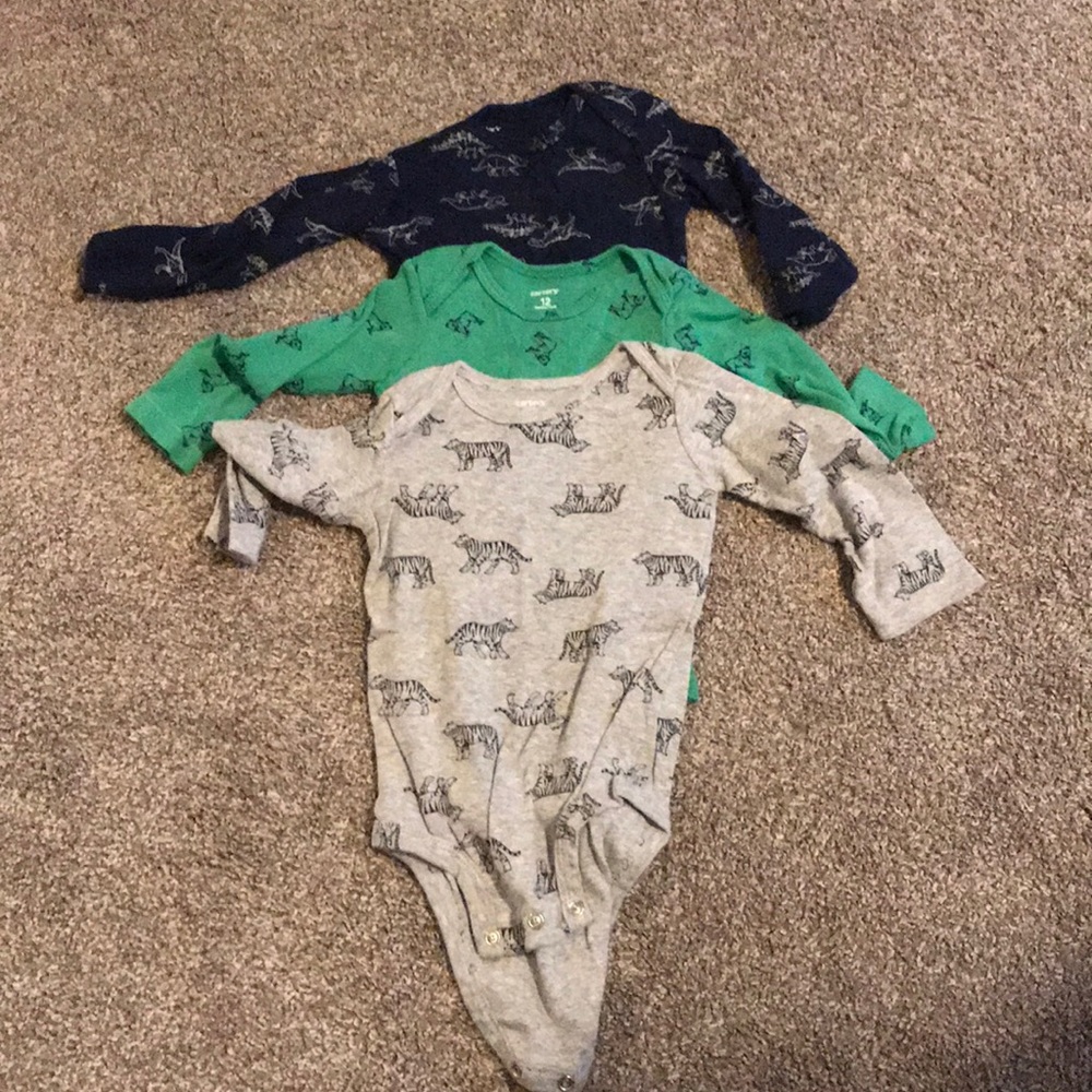 Carters long sleeved onesies